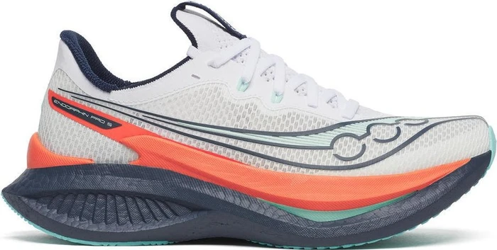 Saucony Endorphin Pro 5 white/navy (Damen)