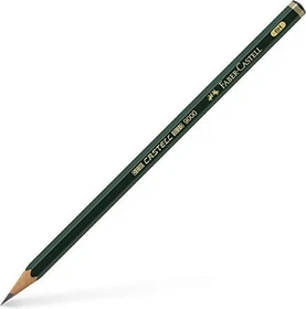 Faber-Castell Castell 9000 Bleistift 6H graphit, grün