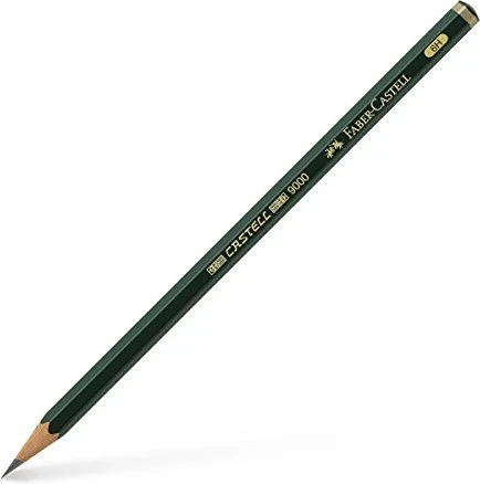 Faber-Castell Castell 9000 Bleistift 6H graphit, grün