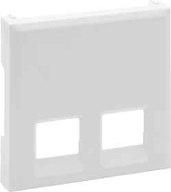 Legrand Niloe Step Abdeckung 2-fach RJ11/RJ45, ultraweiß