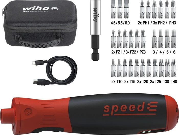 Wiha 592 speedE PocketDrive Bitset inkl. Tasche, 31-tlg.