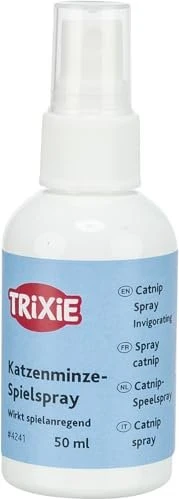 Trixie Baldrian / Katzenminze Spielspray - Lockstoffe zum Aufbringen auf Katzenspielzeug und andere Gegenstände