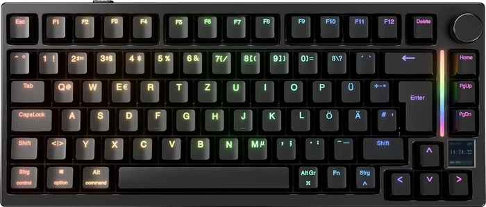 Gamakay TK75HE V2 Hall Effect, 75%, PBT, LEDs RGB, Magnetic Phoenix Silent, USB/Bluetooth, DE