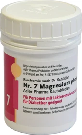 Adler Schüßler Salz Nr. 7 Magnesium phosphoricum D6 Kautabletten,   100g