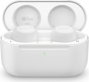 Amazon Echo Buds (2. Gen) mit kabelgebundenem Ladeetui weiß