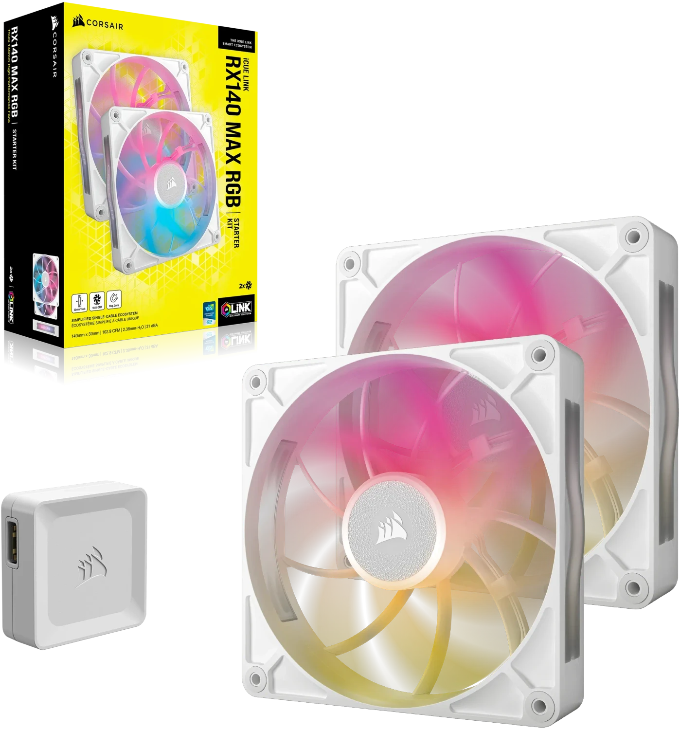 Corsair iCUE LINK RX140 Max RGB Starter Kit ab € 54,35 (2026