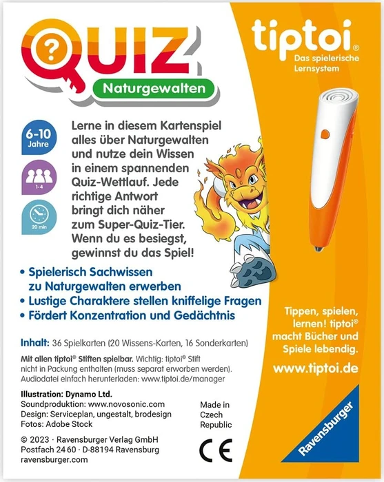 Ravensburger tiptoi Spiel: Quiz Naturgewalten