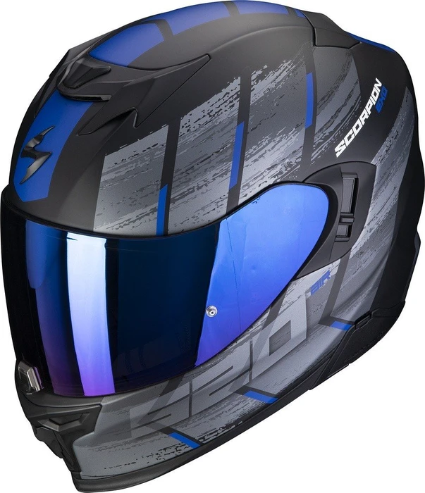 Scorpion EXO-520 Evo Air Maha matt schwarz/grau/blau