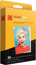 Kodak ZINK Fotopapier weiß, 50x76mm, 20 Blatt
