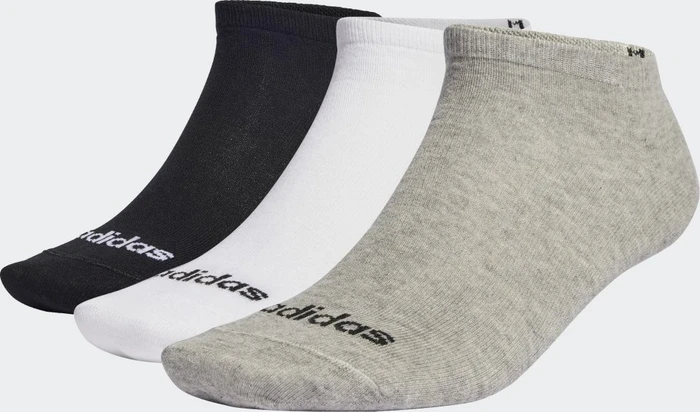 adidas Thin Linear Low-Cut Socken, 3 Paar