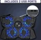 Klim Wind Laptop Cooling Pad, Notebook-Stand/Notebook-Kühler 11-19", schwarz/blau Vorschaubild