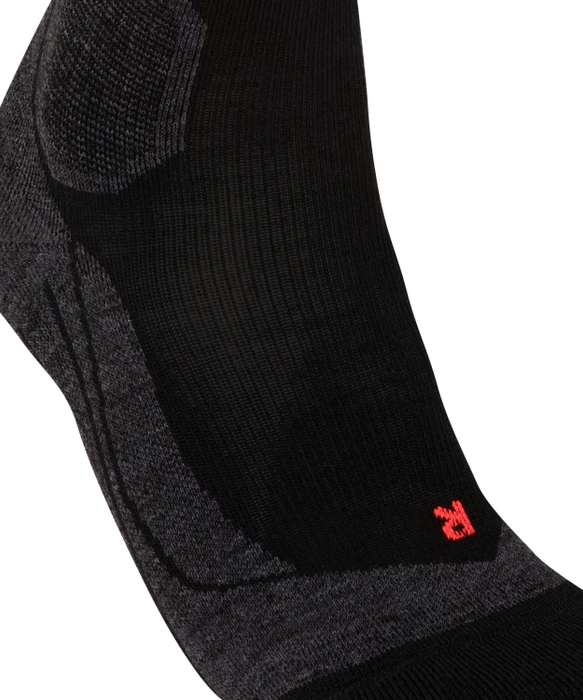 Falke SK Compression Wool Skisocken black/neon red (Damen)