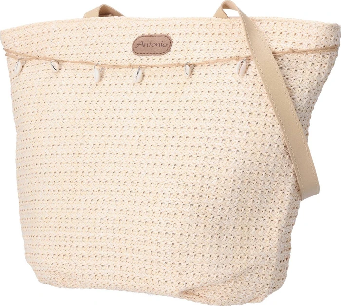 Antonio Bast L Umhängetasche beige