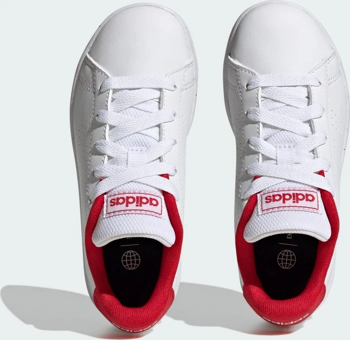 adidas Advantage Lifestyle Court Lace cloud white/better scarlet (Junior)