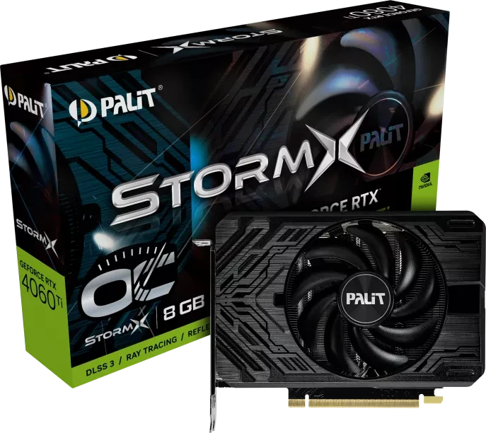 Palit GeForce RTX 4060 Ti StormX OC, 8GB GDDR6, HDMI, 3x DP