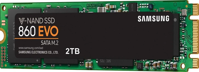 Samsung SSD 860 EVO 2TB, M.2 2280 / B-M-Key / SATA 6Gb/s