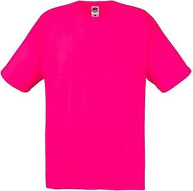 Fruit Of The Loom Original T-Shirt kurzarm fuchsia