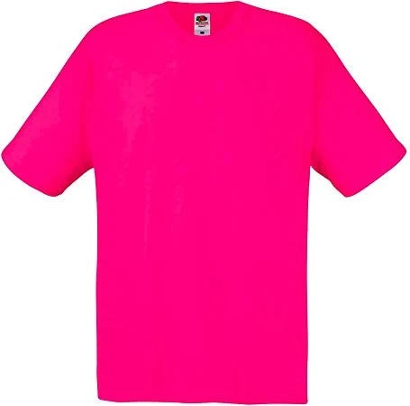 Fruit Of The Loom Original T-Shirt kurzarm fuchsia