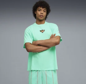 Puma Melo Alwayz On 1 Basketball T-Shirt kurzarm mint (Herren)