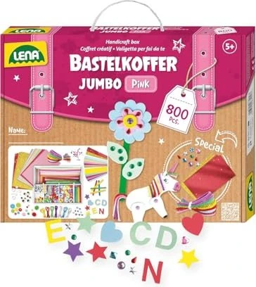 LENA Bastelkoffer Jumbo pink