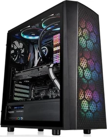 Thermaltake Versa J24 TG ARGB schwarz, Glasfenster
