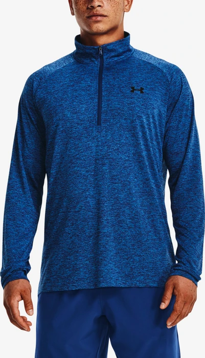 Under Armour Tech 2.0 Half Zip Funktionsshirt langarm blue mirage/cyber blue/black (Herren)