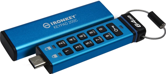 Kingston IronKey Keypad 200C 64GB, USB-C, USB 3.2 Gen 1×1