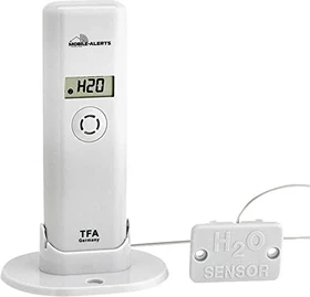 TFA Dostmann Weatherhub Temperatur-/Feuchtesensor mit Wassermelder, Multisensor (30.3305.02)
