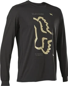 Fox Racing Ranger Drirelease Trikot langarm schwarz (Herren)