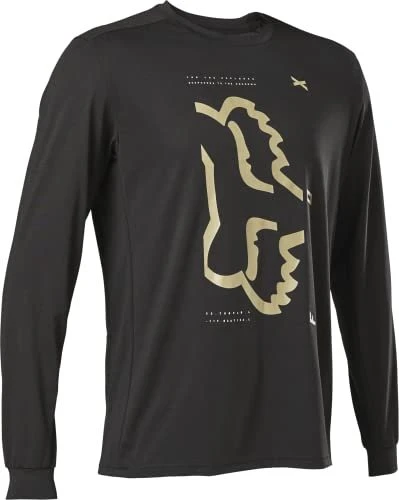 Fox Racing Ranger Drirelease Trikot langarm schwarz (Herren)