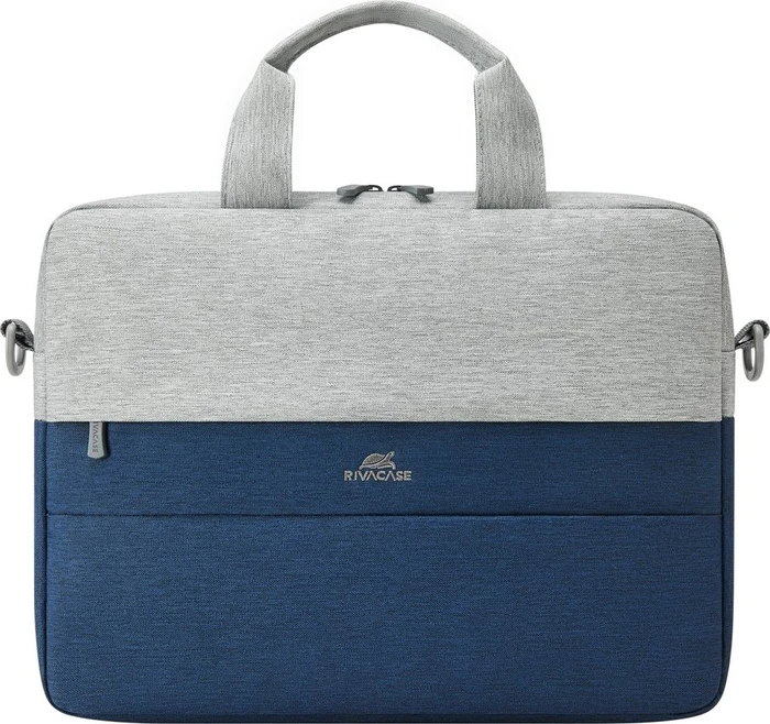 RivaCase 7522 anti-theft Laptop Bag 14", grau/dunkelblau
