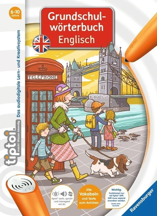 Ravensburger tiptoi Buch: Grundschulwörterbuch Englisch
