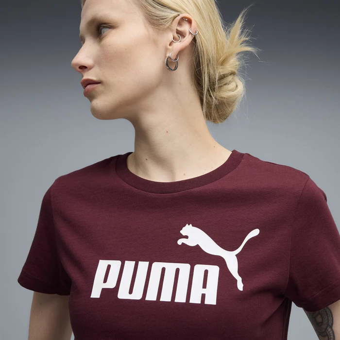 Puma ESS No. 1 Logo T-Shirt kurzarm ruby shimmer