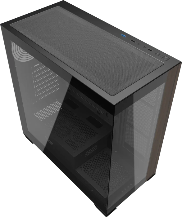 DarkFlash DS900W Black, Glasfenster