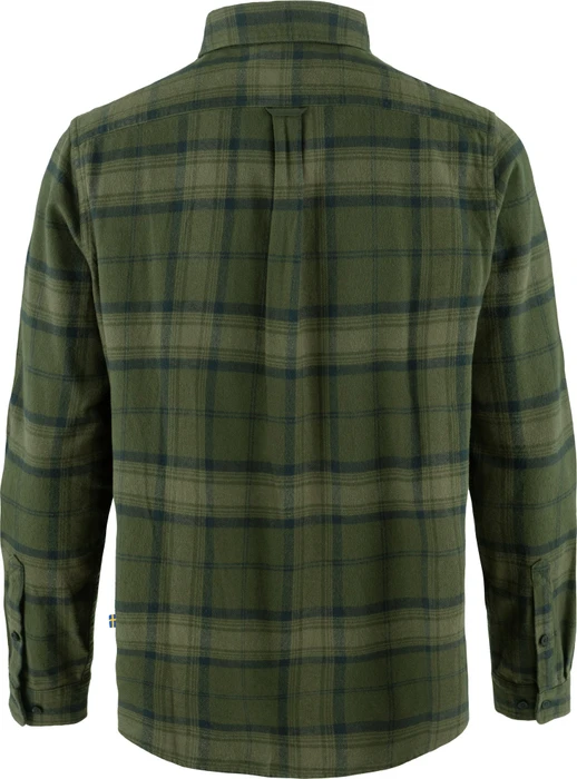 Fjällräven Övik Twill Hemd langarm deep forest/green (Herren)