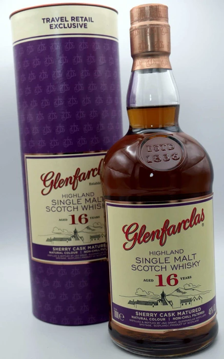 Glenfarclas Travel Retail Exclusive Sherry Cask 16 Years Old 1l