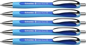 Schneider Slider Rave XB Kugelschreiber blau/dunkelblau, 5er-Pack