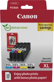 Canon Tinte CLI-551XL Photo Value Pack