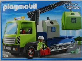 playmobil City Action Altglas-LKW mit Containern