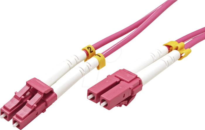 Value LWL Duplex Kabel, OM4, 2x LC Stecker/2x LC Stecker, 20m, türkis (21.99.8757)
