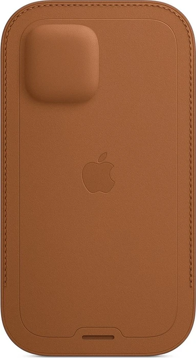 Apple Lederhülle mit MagSafe für iPhone 12/12 Pro sattelbraun