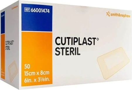 Cutiplast Steril, 8 x 15cm, 50 Stück