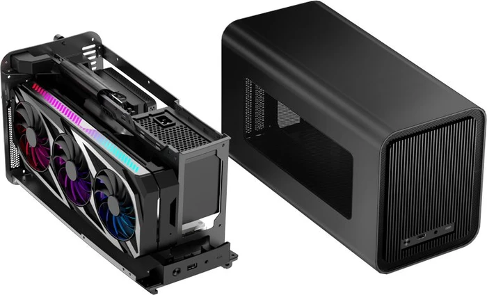 Jonsbo V11, schwarz, Mini-ITX