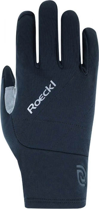 Roeckl Riegsee Fahrradhandschuhe schwarz/grau