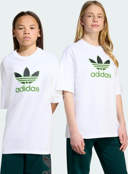 adidas Oversize Trefoil T-Shirt kurzarm weiß (Junior)