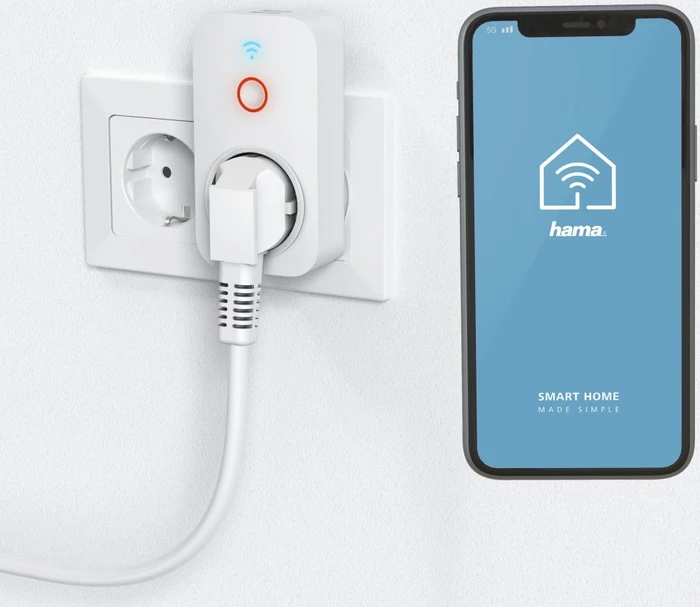 Hama WiFi-Steckdose weiß, 2x USB-A, 2300W, Smart-Steckdose
