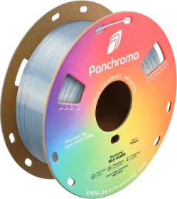 Polymaker Panchroma Silk PLA, silber, Spule, 1.75mm, 1.00kg