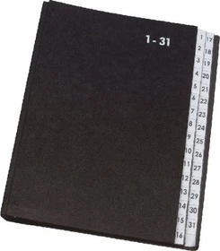 Pagna Classic Pultordner, 32 Fächer, A4, schwarz