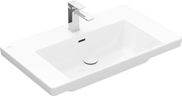 Villeroy & Boch Subway 3.0 Schrankwaschbecken 800x470x165mm, mit Überlauf, weiß alpine ceramicplus