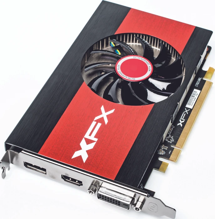 XFX Radeon RX 550 Slim Single Slot, 4GB GDDR5, DVI, HDMI, DP